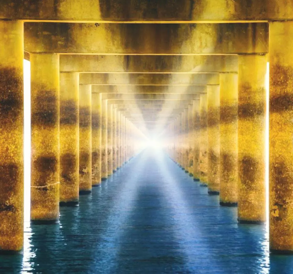 Photograph from the Facebook post “Photo I took underneath the Pendleton Bridge on Toledo Bend Lake between Sabine County,…”