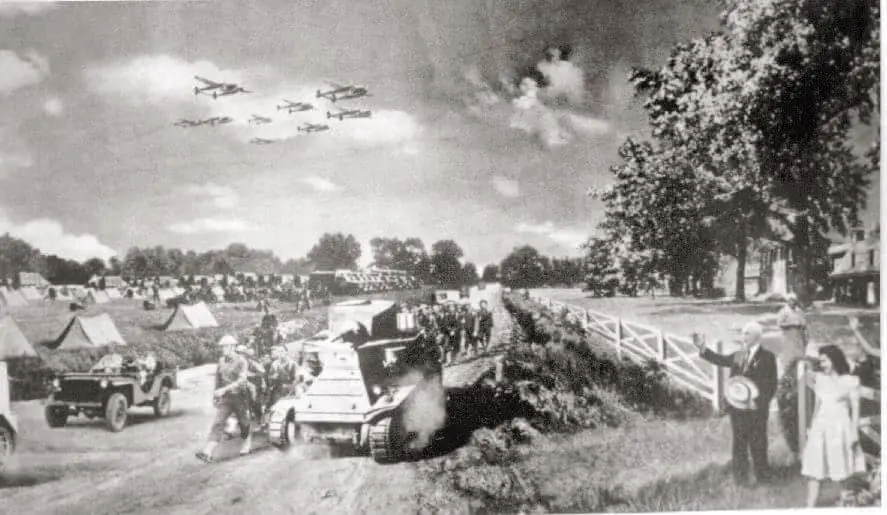 Photograph from the Facebook post “Hard to imagine this was the scene in Sabine Parish, in the tiny community of Peason…”