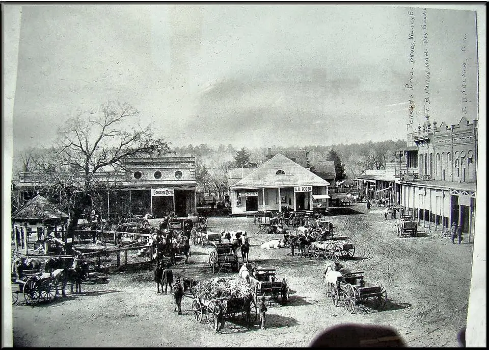 Photograph from the Facebook post “A long long time ago in Nacogdoches, Texas.”