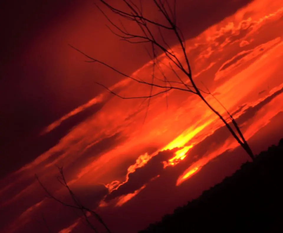 Photograph from the Facebook post “Sun set near Toledo Bend.”