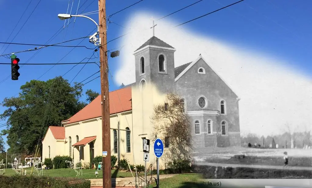Photograph from the Facebook post “Then and now...”