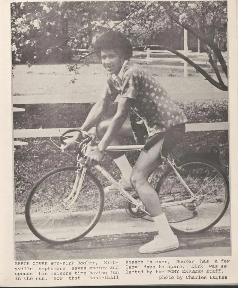 Photograph from the Facebook post “March cover boy of The Pony Express (Newspaper for Panola College in Carthage) was Erik…”