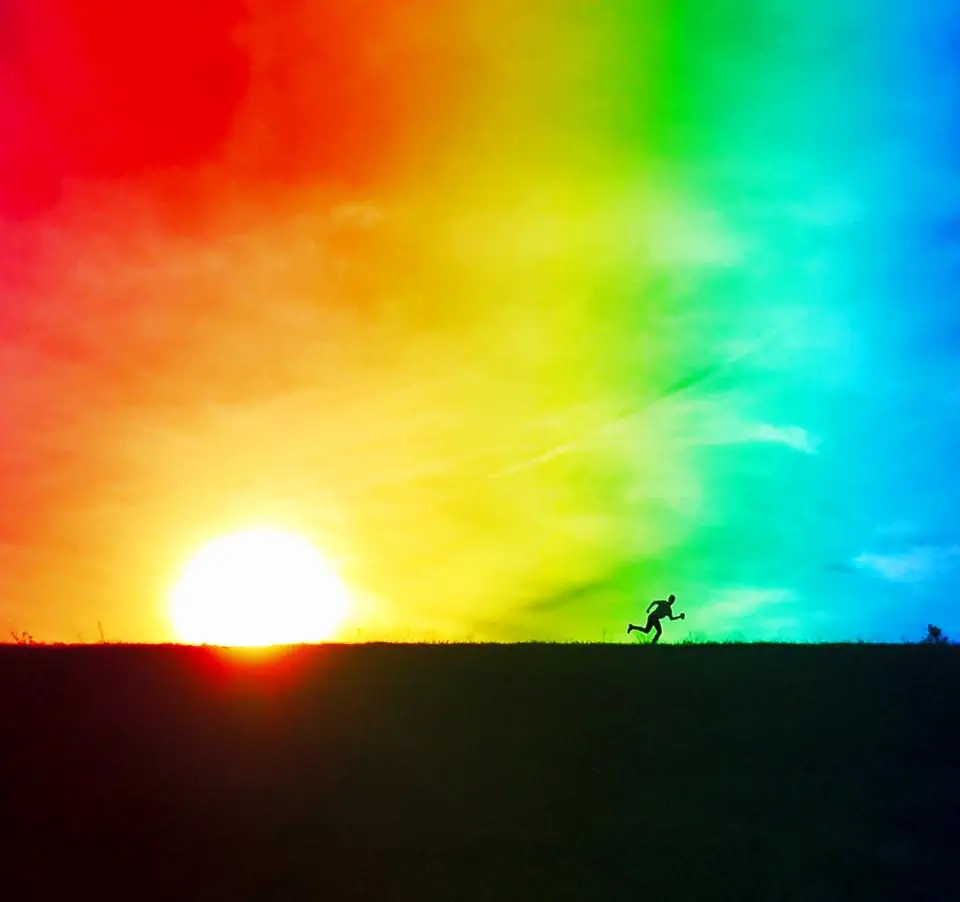 Photograph from the Facebook post “A fun pic I took (post edited with the colors ; ) on U.”