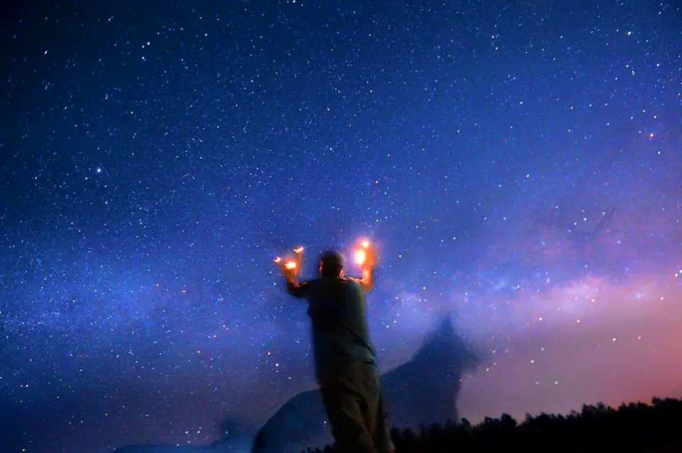 Photograph from the Facebook post “Sky Full of Lighters.”