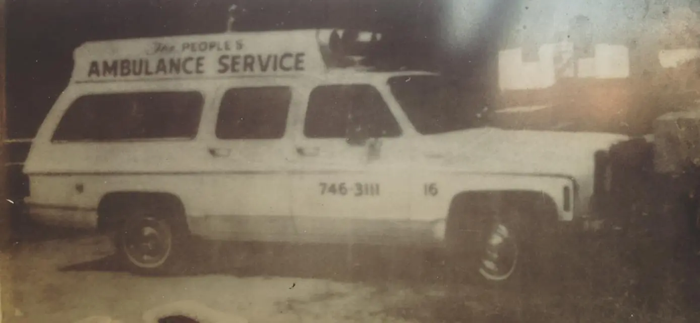 Photograph from the Facebook post “Peoples Ambulance Service.”