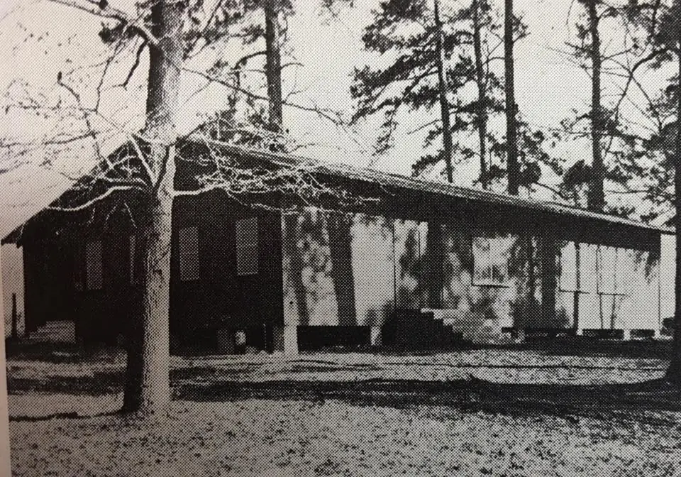 Photograph from the Facebook post “Boy Scout Camp in DeSoto Parish, 1967”