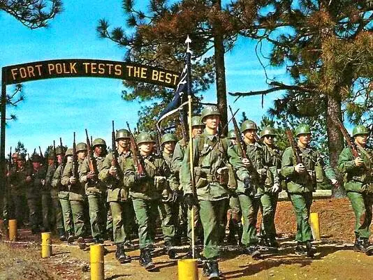 Photograph from the Facebook post “Fort Polk, Louisiana.”