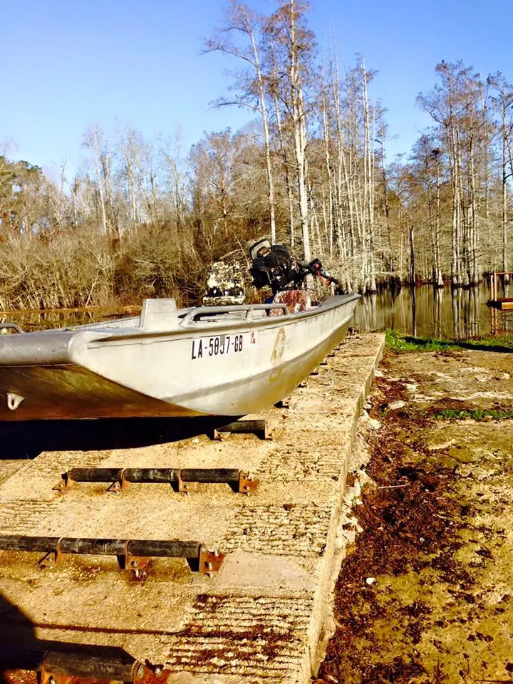 Photograph from the Facebook post “Shared by Micah Chandler- Roller damn on North Toledo Bend where you can winch your boat…”