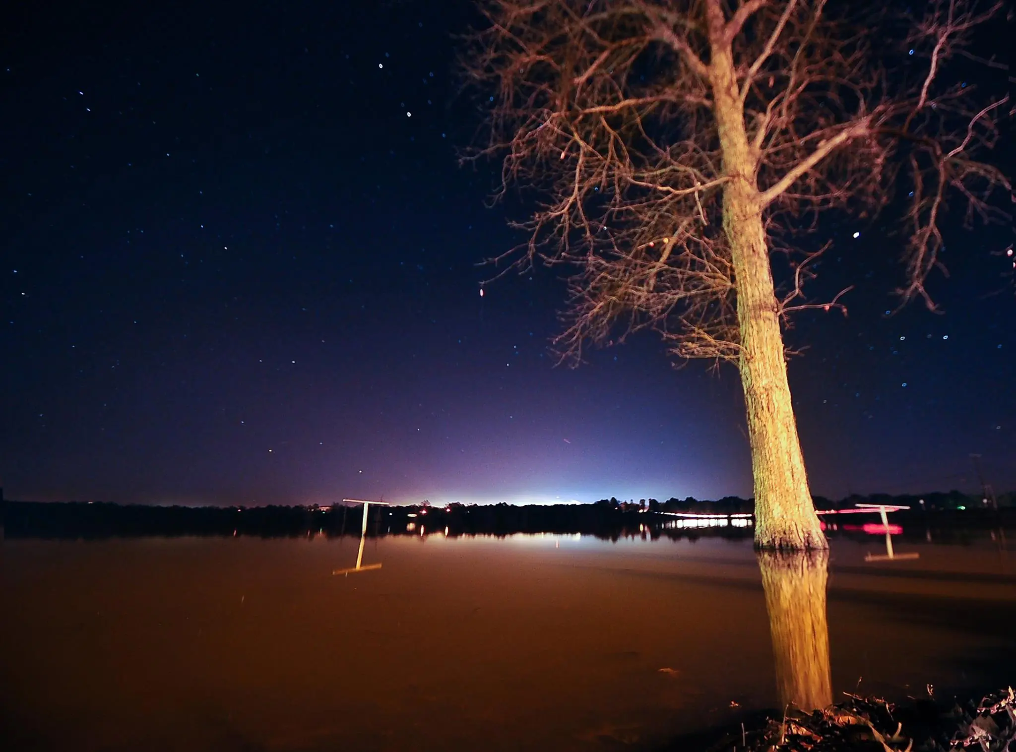 Photograph from the Facebook post “Taken last night at Clyde's Crossing Park in Zwolle, Louisiana”