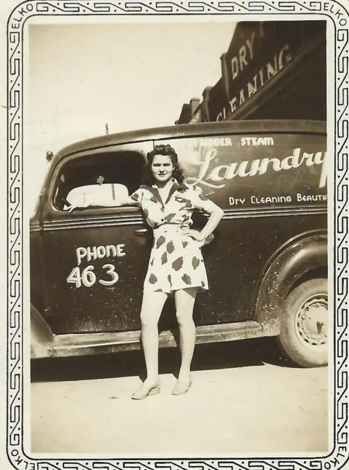 Photograph from the Facebook post “DeRidder Steam Laundry.”