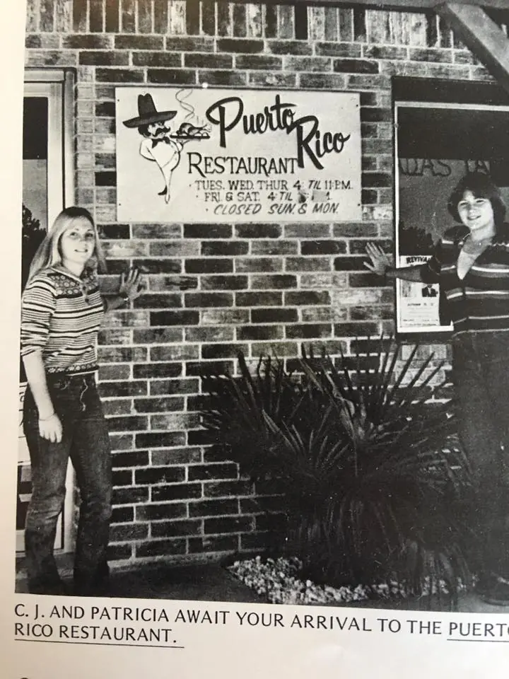 Photograph from the Facebook post “1978, Puerto Rico Restaurant near Leesville”