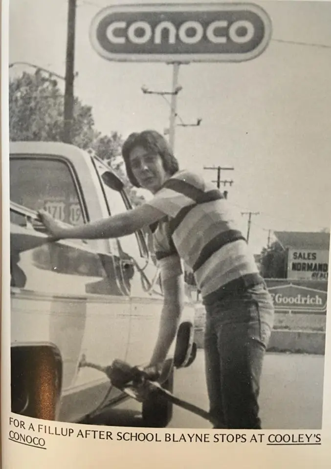 Photograph from the Facebook post “A great blast from the past...”