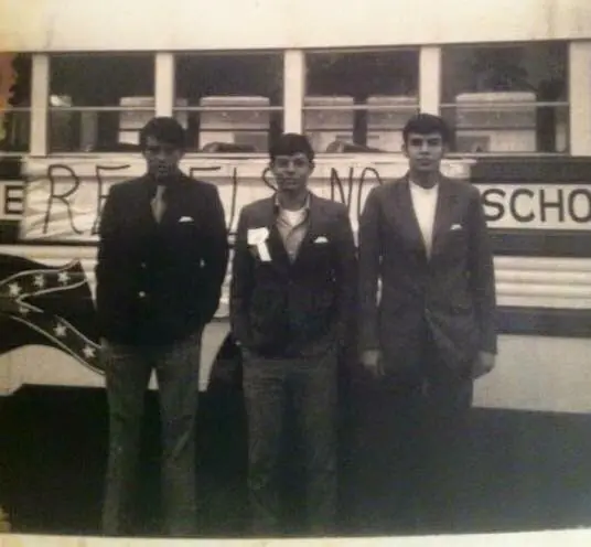 Photograph from the Facebook post “Ebarb Rebels in Ebarb, Louisiana.”