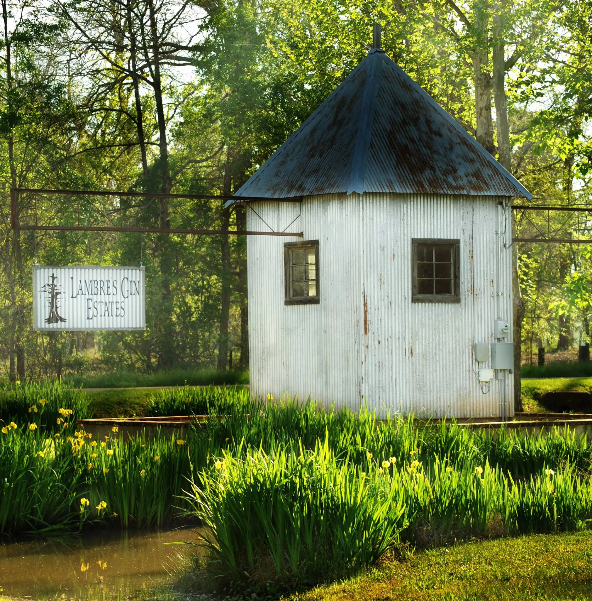 Photograph from the Facebook post “Subdivision entrance to newer subdivision on the Cane River just outside of…”