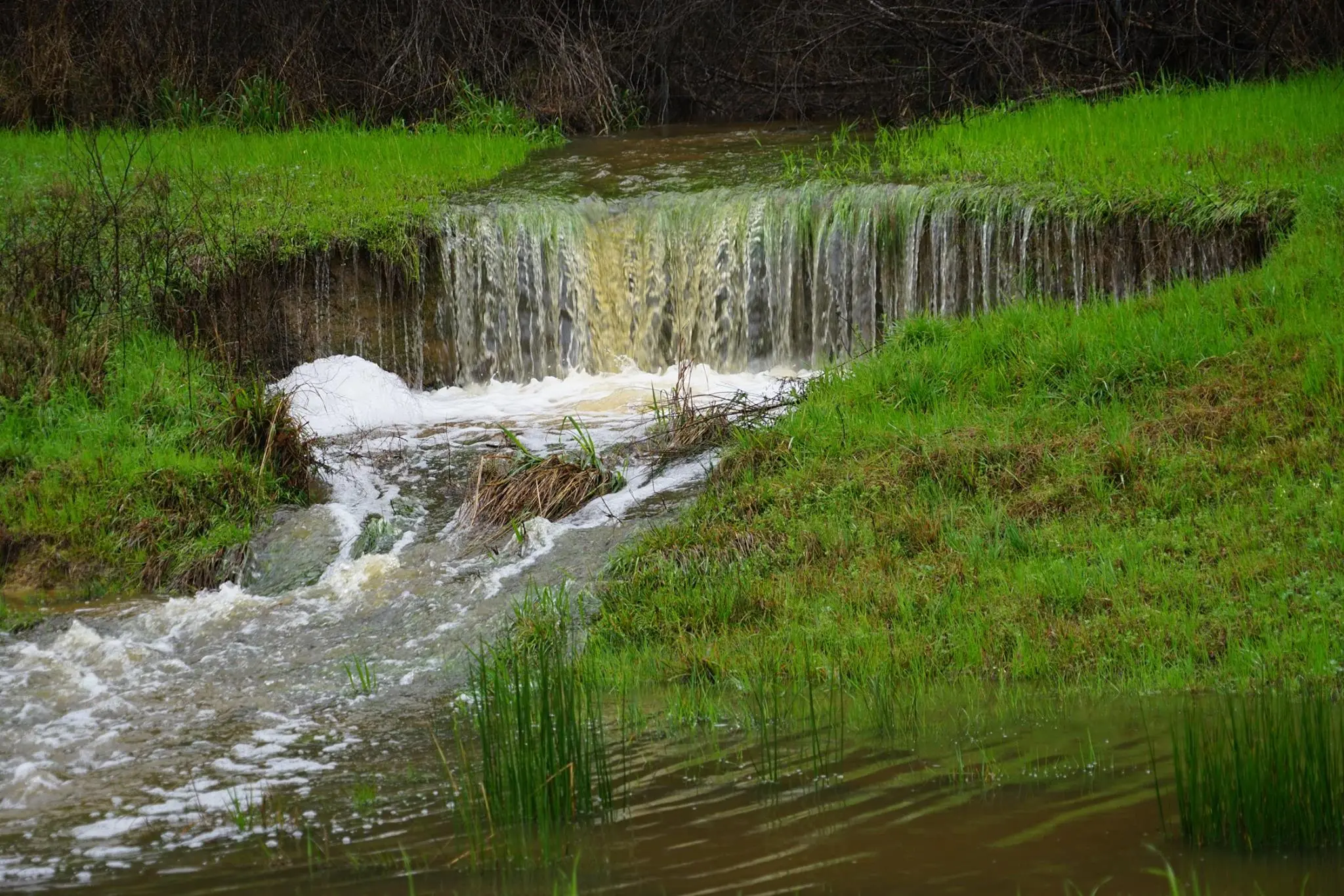 Photograph from the Facebook post “Water will find a way.”
