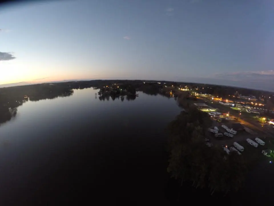 Photograph from the Facebook post “On Sibley Lake along Hwy.”