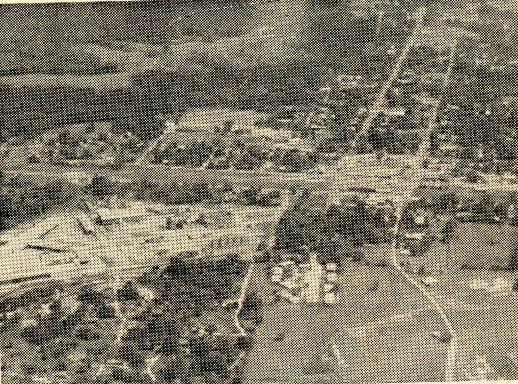 Photograph from the Facebook post “Aerial of Zwolle, Louisiana.”