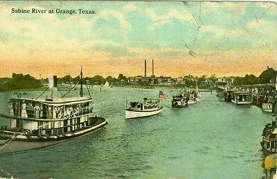 Photograph from the Facebook post “Sabine River at Orange, Texas.”