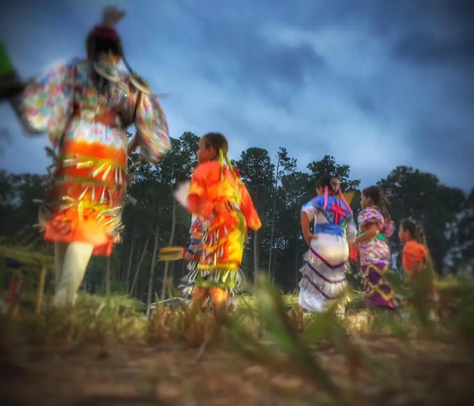 Photograph from the Facebook post “Choctaw Apache of Ebarb Pow Wow...”