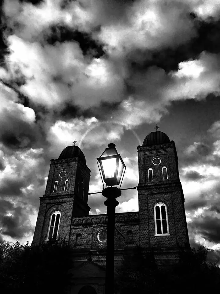 Photograph from the Facebook post “Basilica of the Immaculate Conception in Natchitoches, Louisiana.”