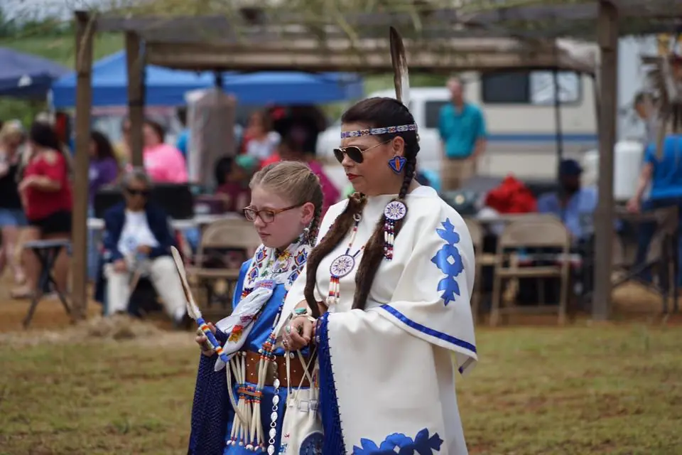 Photograph from the Facebook post “Last bit of media from this year's Choctaw Apache Pow Wow in Ebarb, Louisiana (Sabine…”