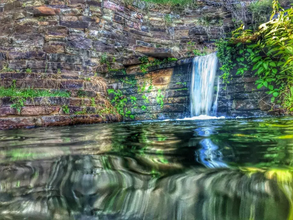 Photograph from the Facebook post “One of the many water features at Hodges Gardens State Park in Sabine Parish, Louisiana.”