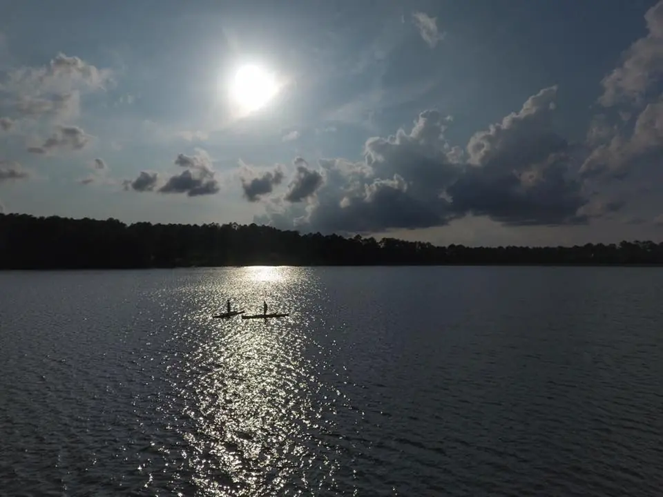 Photograph from the Facebook post “Kayaking on Hodges Gardens Lake, in Sabine Parish, Louisiana.”