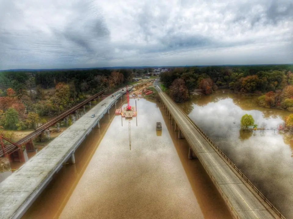 Photograph from the Facebook post “Photo taken last fall while the new U.”