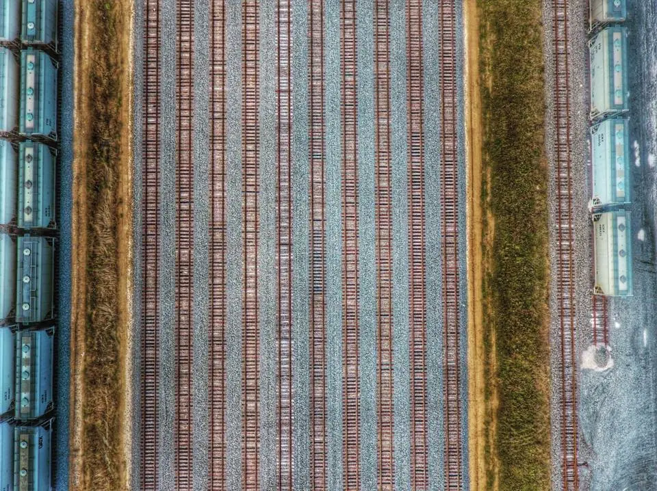 Photograph from the Facebook post “Taken from drone on U.S.Highway 84 just west of Joaquin, Texas (Shelby County) at…”
