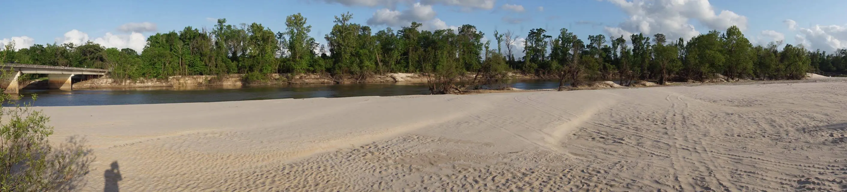 Photograph from the Facebook post “Beach on the Sabine River, at Bon Wier, Texas (Newton County)”