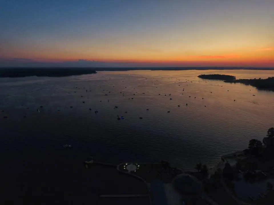 Photograph from the Facebook post “Toledo Bend Lake, from Cypress Bend Park, Louisiana side.”