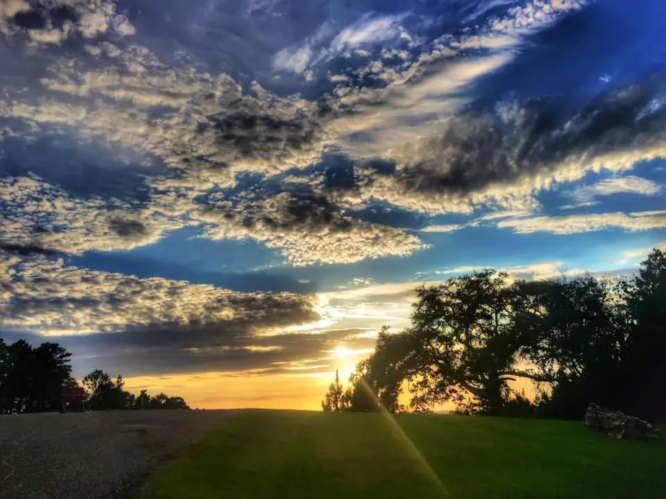 Photograph from the Facebook post “The sky over Hodges Gardens State Park, taken two days ago”