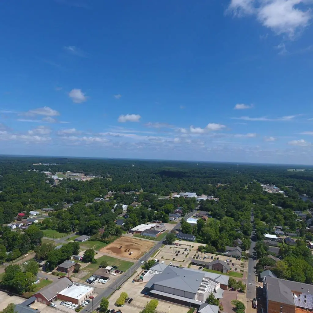 Photograph from the Facebook post “Pano of Natchitoches, Louisiana”