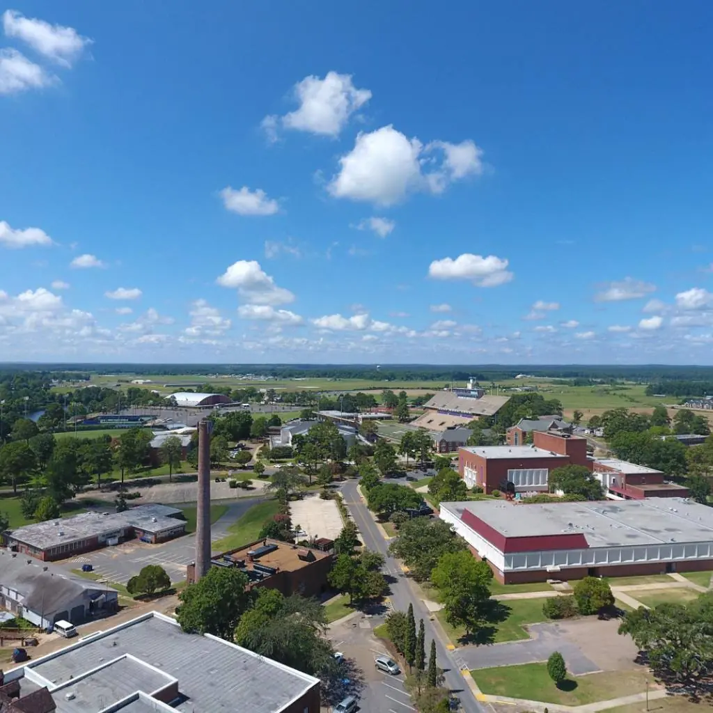 Photograph from the Facebook post “Northwestern State University in Natchitoches, Louisiana.”