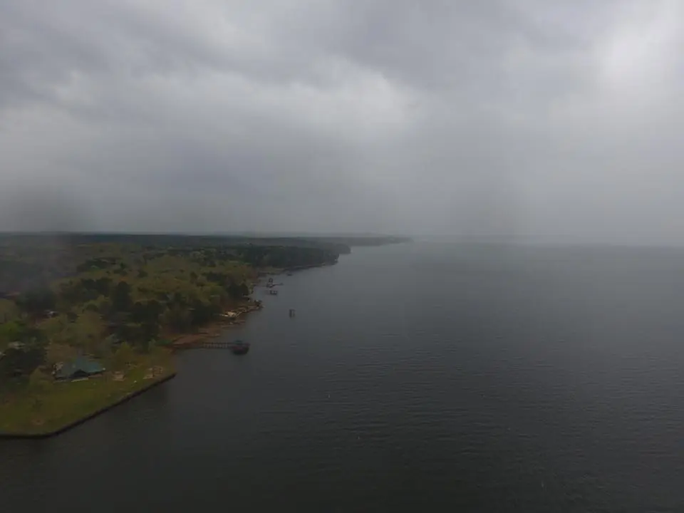 Photograph from the Facebook post “Taken on Toledo Bend Lake, Louisiana side, a few hours ago”