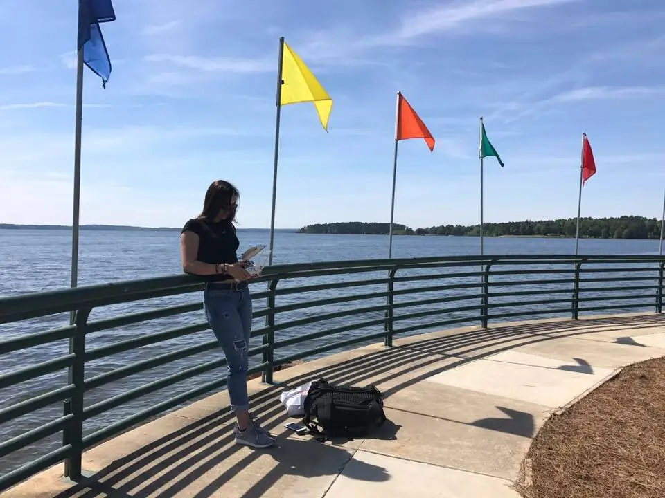 Photograph from the Facebook post “Our drone operator :).”