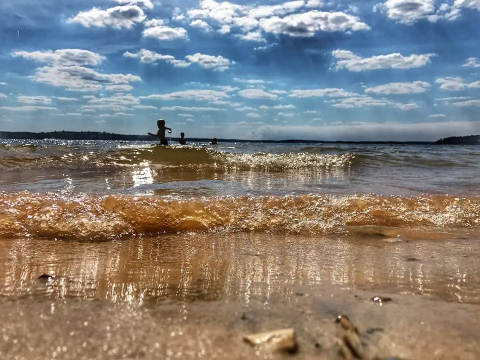 Photograph from the Facebook post “On Cypress Bend beach ...”