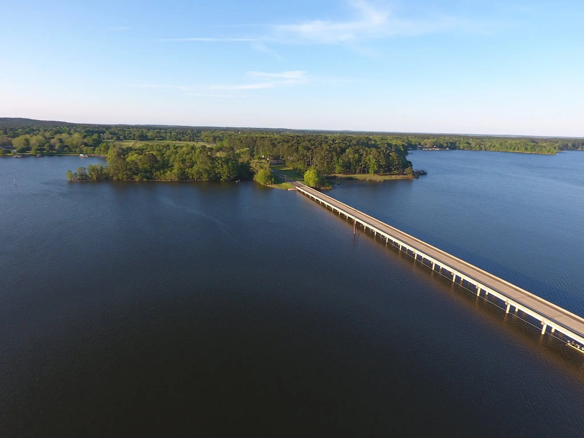 Photograph from the Facebook post “Photos taken over Palo Gaucho Bayou on Toledo Bend Lake, in Sabine County, Texas.”