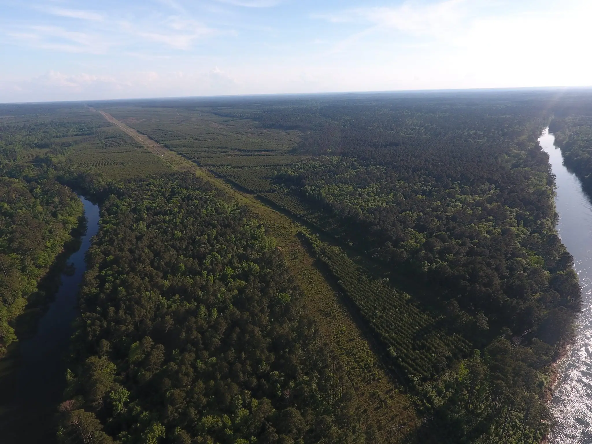 Photograph from the Facebook post “Aerial photos over Sam Rayburn Lake, Jasper, Texas.”