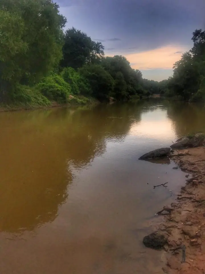Photograph from the Facebook post “Sabine River in Longview, Texas.”