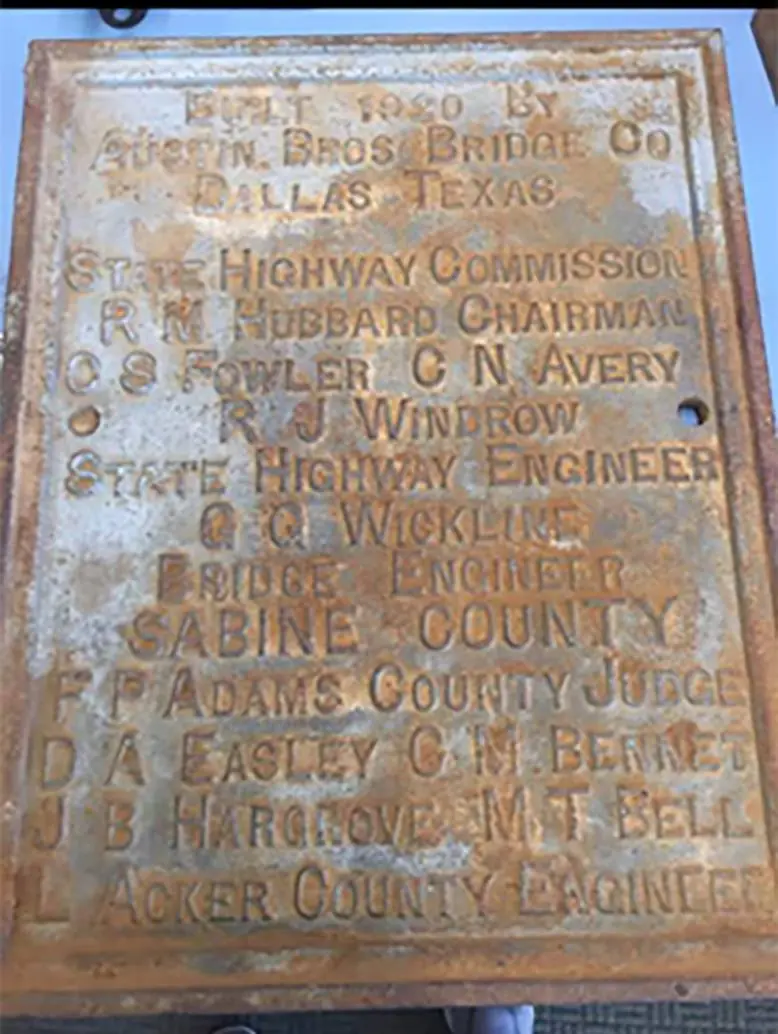 Photograph from the Facebook post “Shared by Trish Geasland Bevans: "A local guy found this and thought you might find it…”