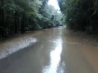 Photograph from the Facebook post “Toro Creek and Plainview Road near Florien, La.”