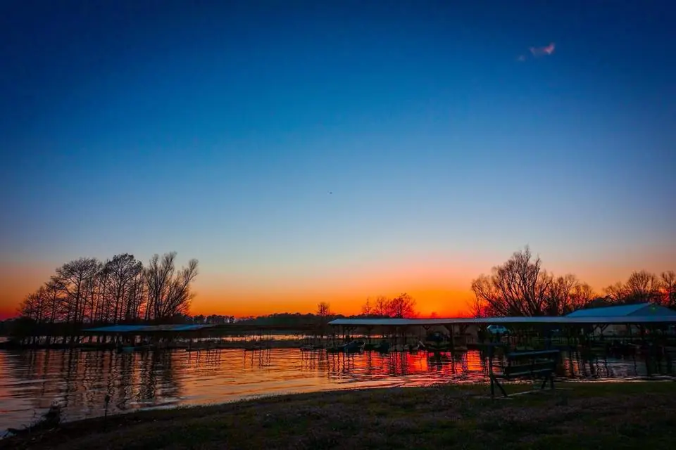 Photograph from the Facebook post “Taken this afternoon from Byrd’s Nest RV Park in Sabine County...”