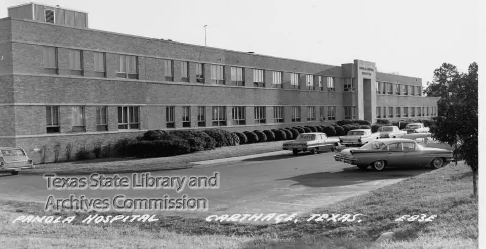 Photograph from the Facebook post “Panola County Hospital, Carthage, Texas 1957”