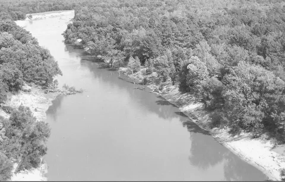 Photograph from the Facebook post “Sabine River, pre-Toledo Bend!”