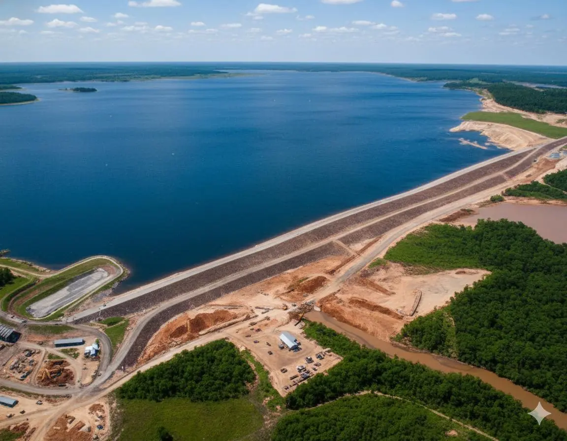 Photograph from the Facebook post “Toledo Bend, in its earliest days.”